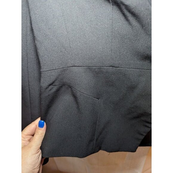 Worthington Blazer Women's Size 8 Black Business Single Button Jacket RN# 93677 - Picture 3 of 15